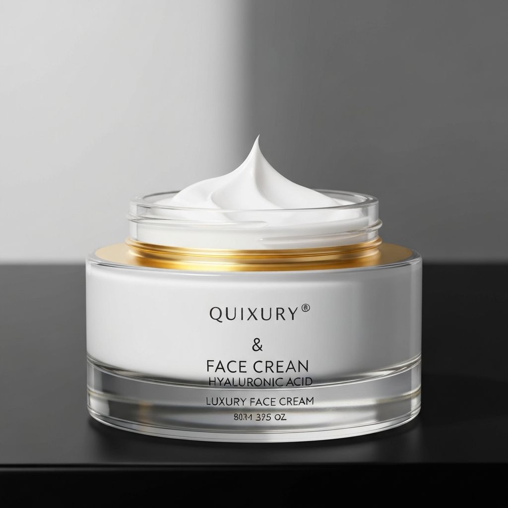 Collagen and hyaluronic acid face cream